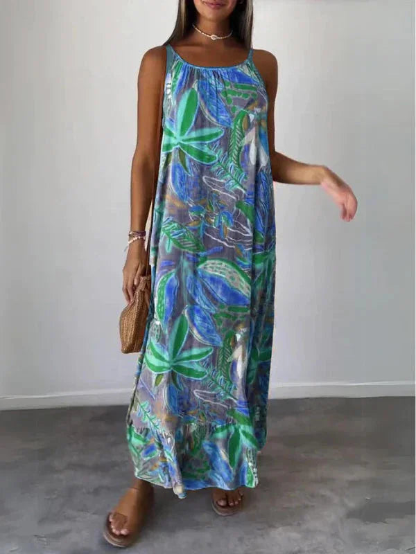 Vestido Longo Celeste - Priya