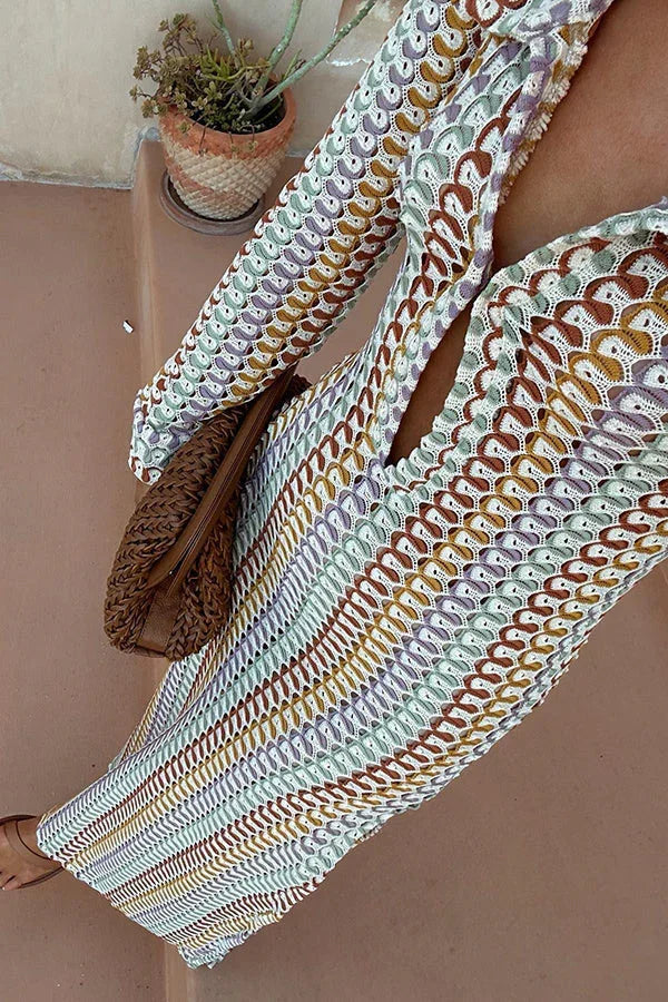 Vestido de Manga Longa Ondas - Priya