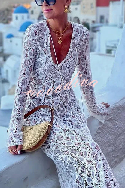 Vestido longo Santorini Sunset - Priya