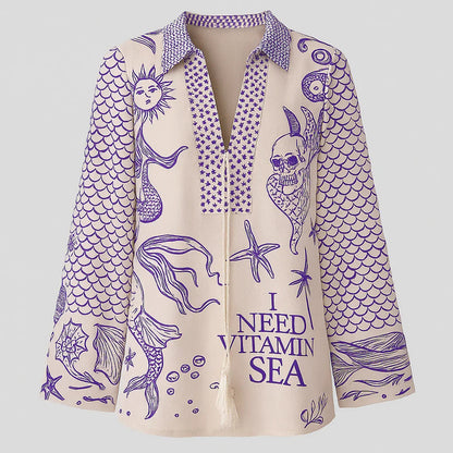 Conjunto de camisa e shorts By Water - Priya