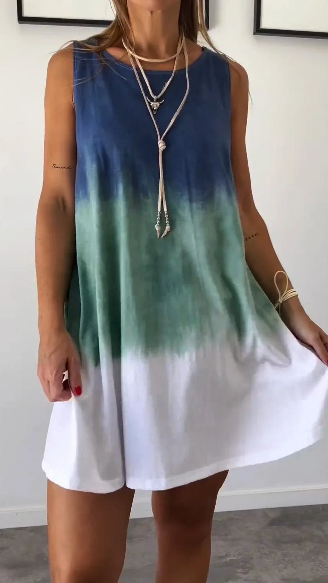 Vestido Tie-Dye Verão *Original Priya™ - Priya